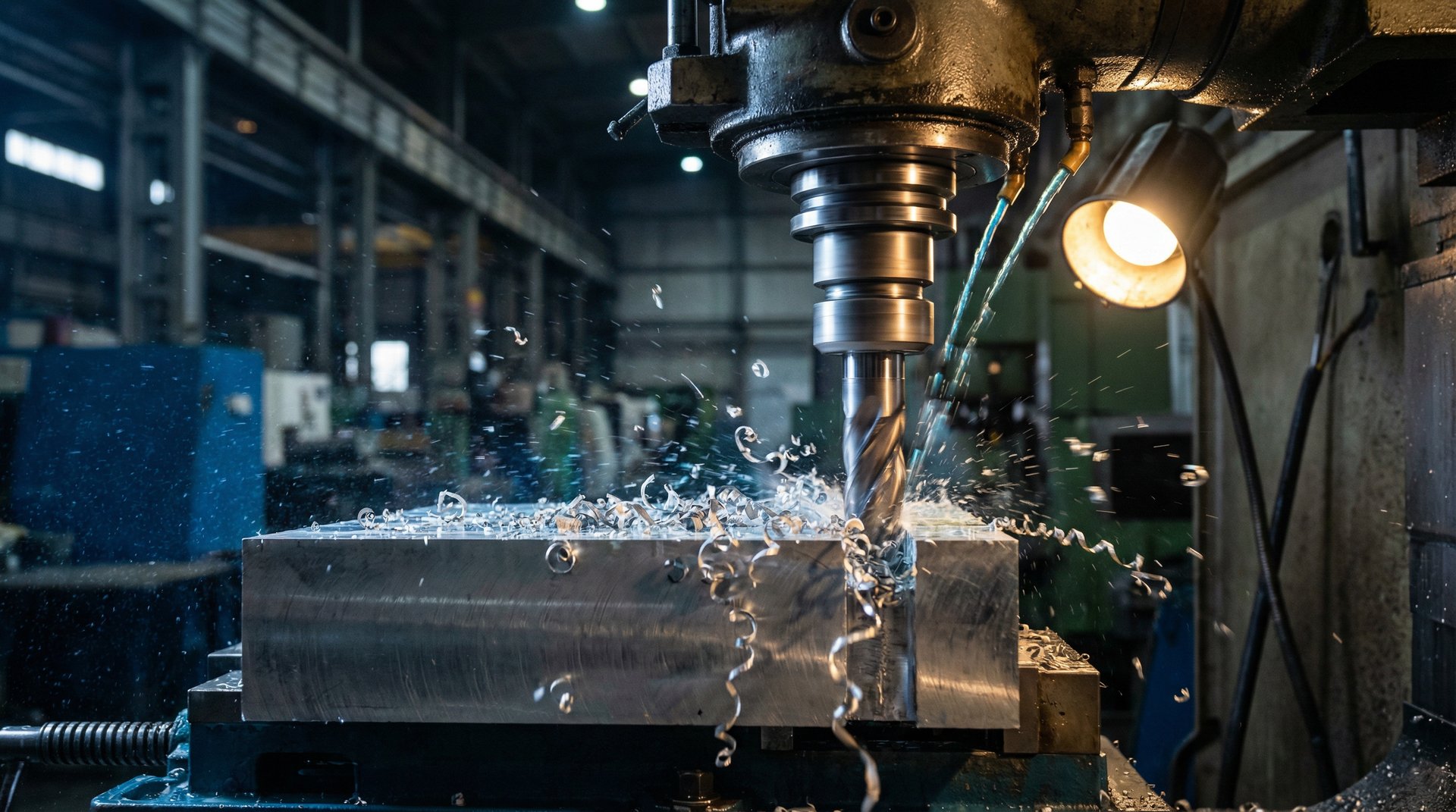 Fresatura CNC in azione